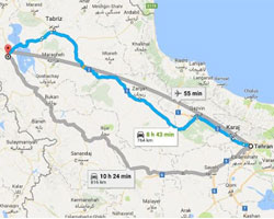 بلیط اتوبوس ارومیه به تهران قیمت ها و ساعات حرکت