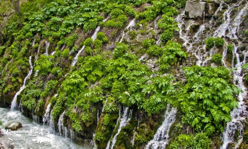 آبشار هفتچشمه و فضای طبیعی اطراف، از معروفترین جاهای دیدنی کرج