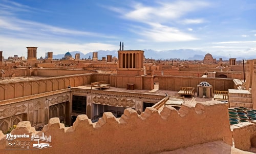 باف تاریخی یزد در کوچه محله های آن