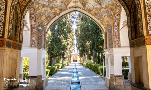 نمای حوضخانه باغ فین؛ یکی از تاریخیترین جاهای دیدنی کاشان