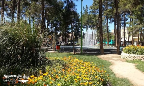 بازدید از باغ ملی نجف آباد