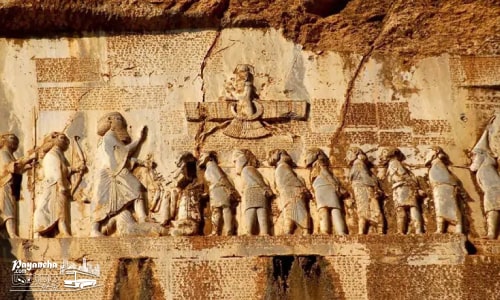 عکس بیستون در میان جاهای دیدنی کرمانشاه