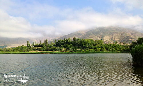 منظره چشم‌نواز دریاچه اوان، از محبوب‌ترین جاهای دیدنی قزوین