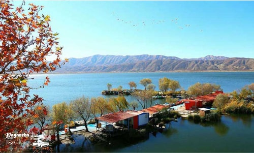 عکس از دریاچه زریوار از جاهای دیدنی مریوان 