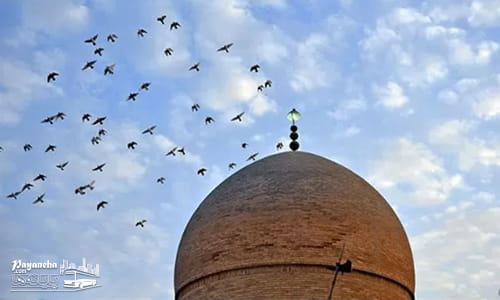 گنبد خشتی مکانی تاریخی در بافت قدیمی مشهد و نزدیک حرم امام رضا