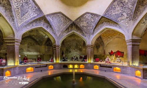 حمام وکیل، یکی از شاهکارهای معماری دوره زندیه در شیراز