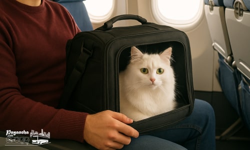شیوه حمل حیوان خانگی با هواپیما