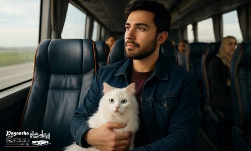 چگونگی جمل حیوان خانگی با اتوبوس در سفر