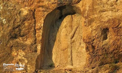 عکس از کتیبه تنگی ور از جاهای دیدنی کامیاران