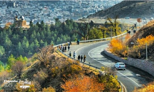 عکس پارک آبیدر سنندج از جمله جاهای دیدنی سنندج
