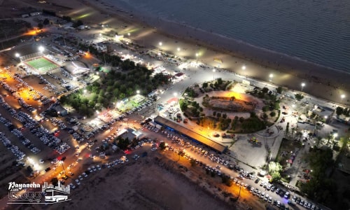 گذراندن اوقات فراغت در پارک ساحلی دلوار بوشهر