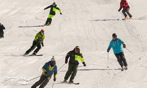 پیست اسکی پاپایی زنجان، یکی از جاهای دیدنی زنجان برای تفریحات زمستانی و اسکی روی شیبهای برفی