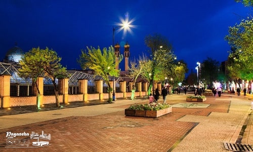 پیاده‌راه شیخ صفی‌الدین، مسیر گردشگری در مکان های دیدنی اردبیل