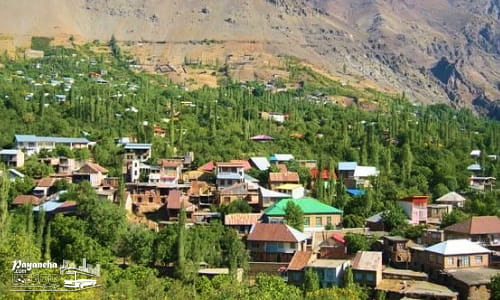 روستای افجه شمیرانات با جلوه‌ای سرسبز