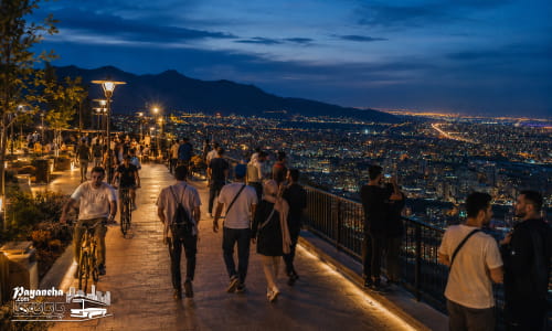 تفریحات بام کرج و نمای زیبای شهر از ارتفاع