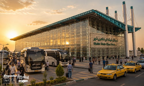 تصویری از ترمینال شیشه ای شاهین شهر